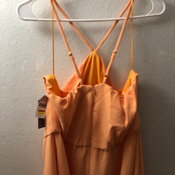 Lane Bryant Pale orange jumpsuit romper size 16 - Picture 4 of 6